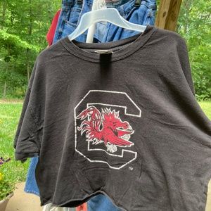 USC Vintage Cropped T-Shirt